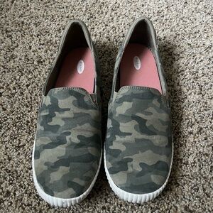 Camo Slip-On Sneakers